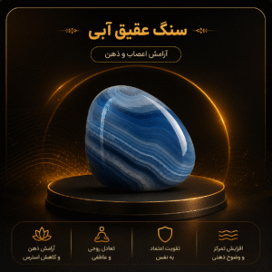 سنگ عقیق آبی
